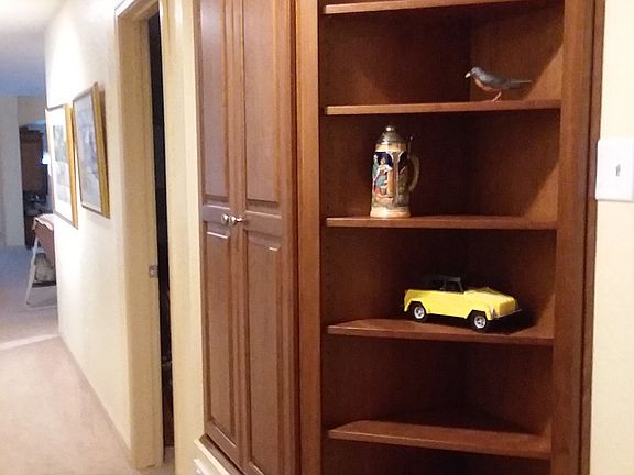 Custom Cherry linen cabinet