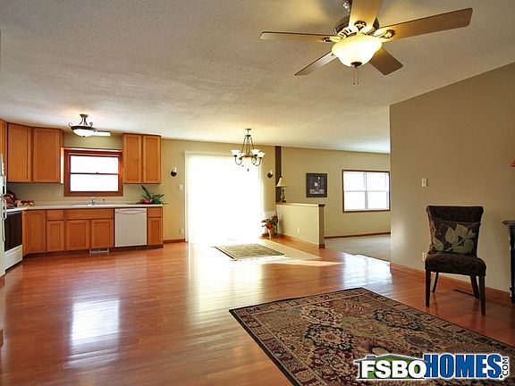 Living room with hardwood floors