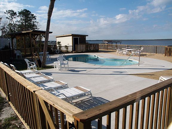 Pool overlooking Wolf Bay