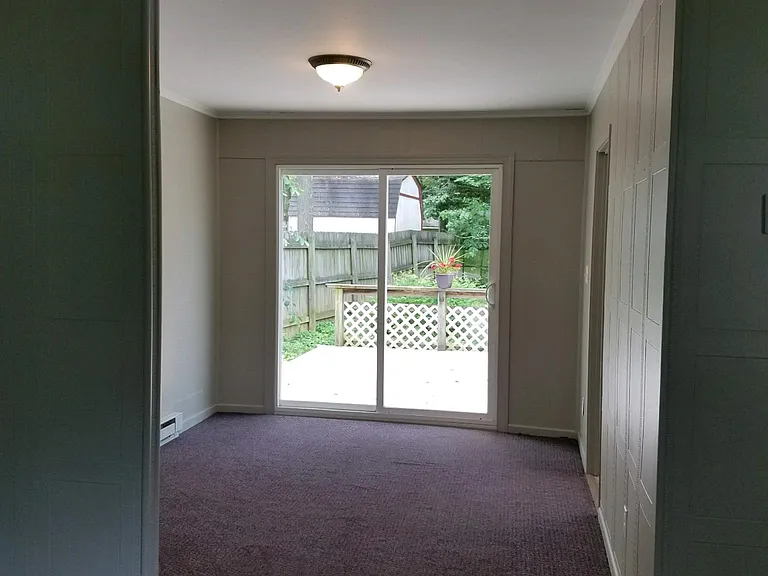 Looking from living room to dining room
