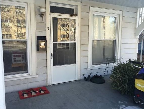 front door and patio