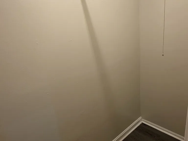 Storage Closet at the bottom of stairs in the lower level
