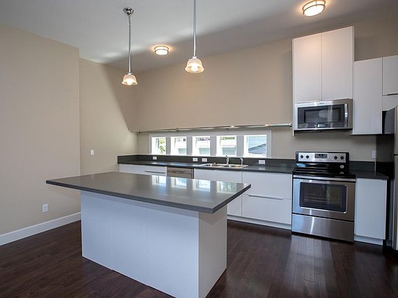 Huge kitchen island with tons of storage
