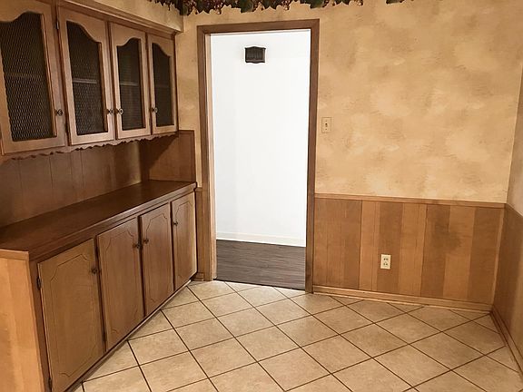 Eat-in dining area with built in buffet