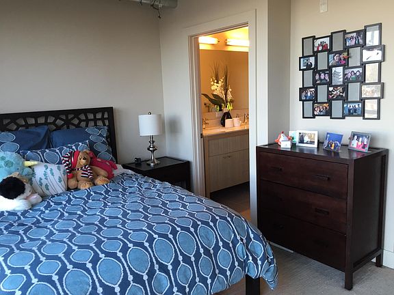 Master bed with attached bath