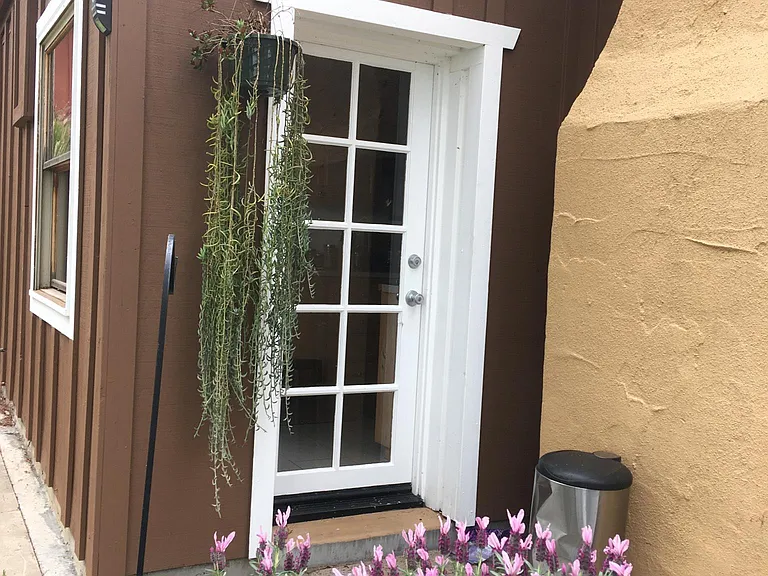 Kitchen Entry (one of three "french door" entires, all with views).
