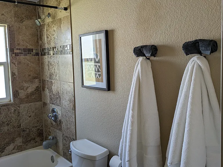 Upstairs. bathroom