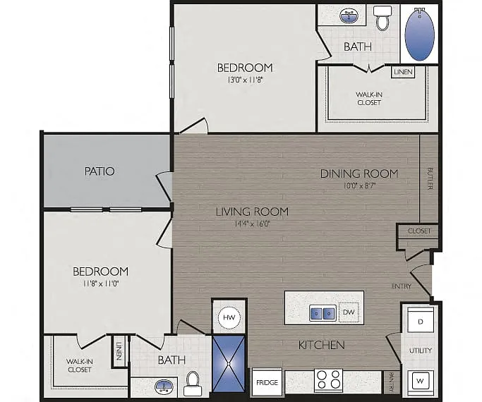 Floor plan B2