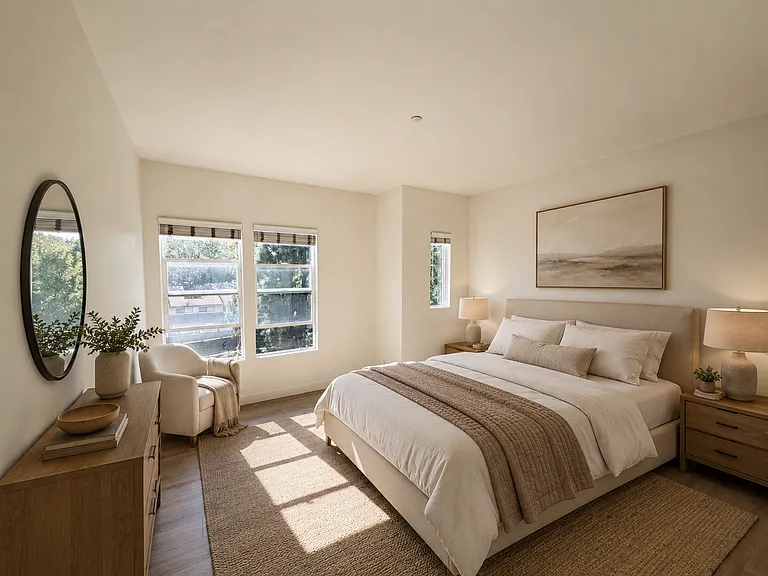 Primary Bedroom Virtually Staged