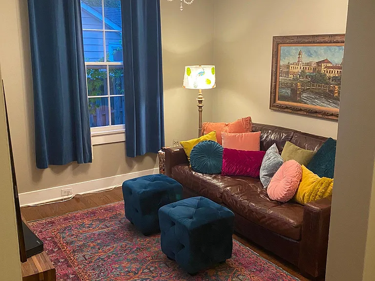 Technically the Dining Room, used as a living room