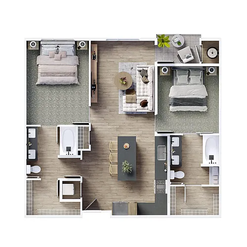 Floor plan B3