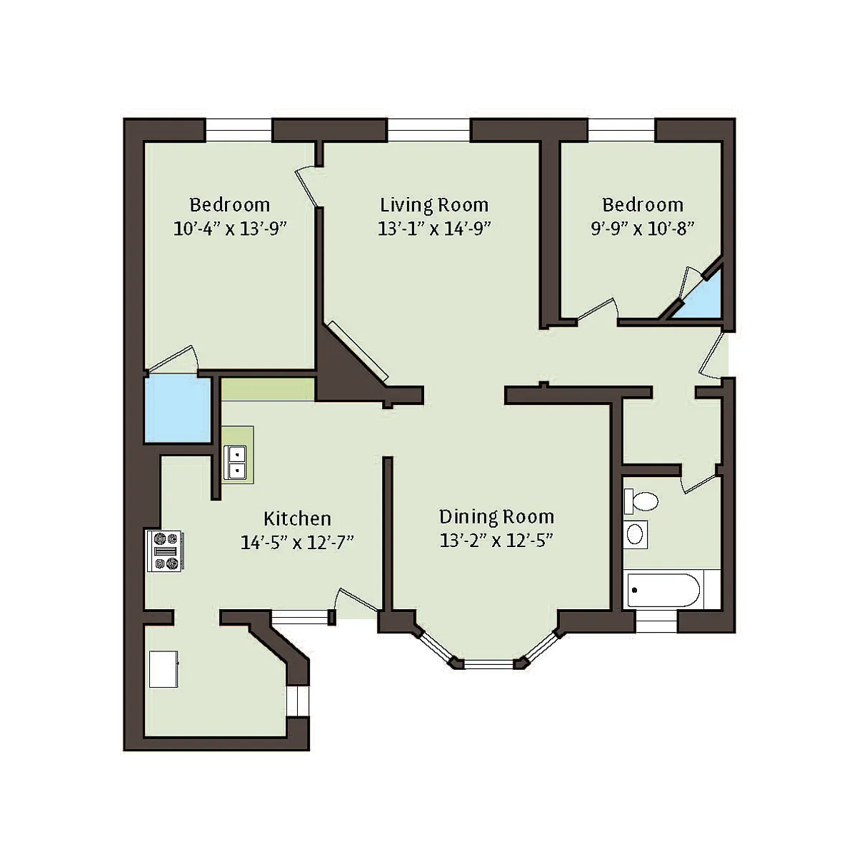 Floor plan 1509-2bC