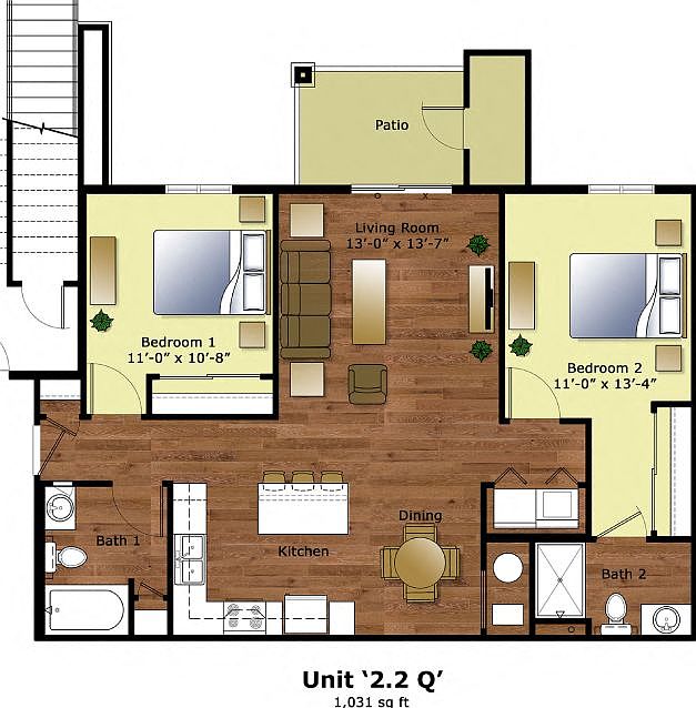 1st image of 2315 Zlaten Dr #H-204