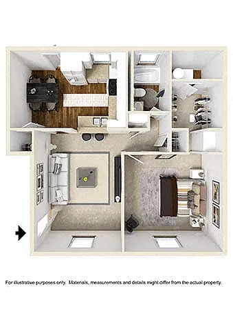 Floor plan 1B