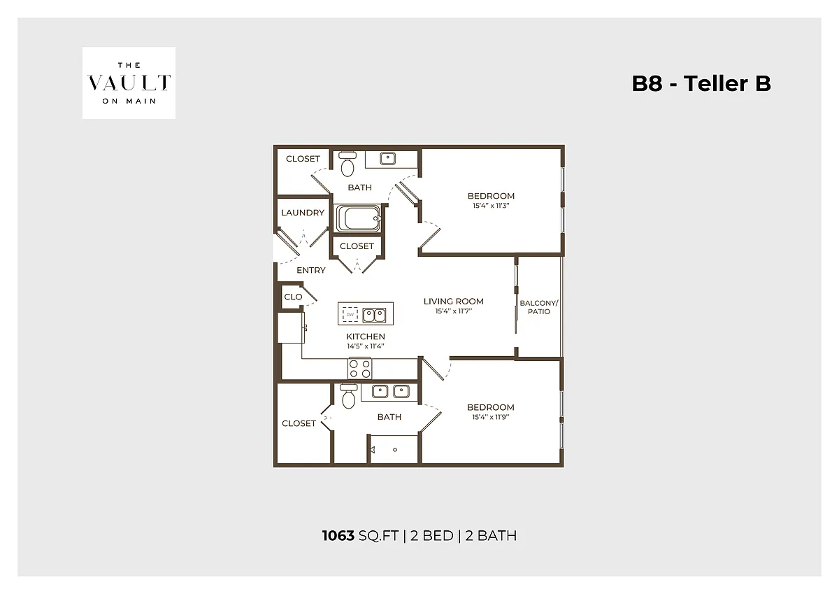 Floor plan B8 Teller - B