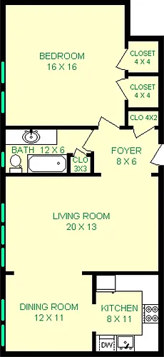 Floor plan Brady