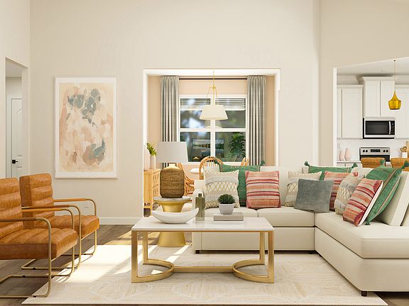 This incredible family room will quickly become everyone s favorite hangout!