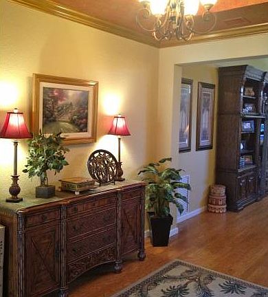 Custom Painted Foyer