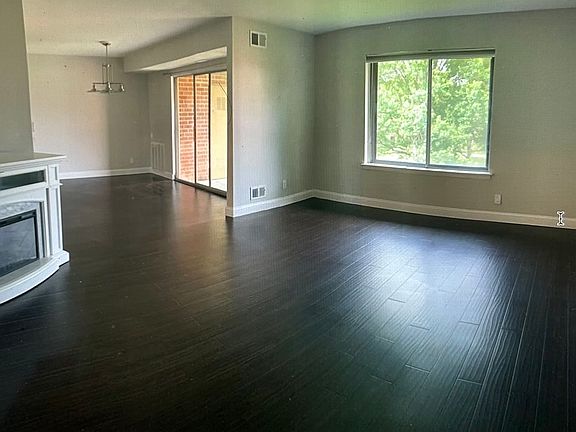 Living room and Dining room