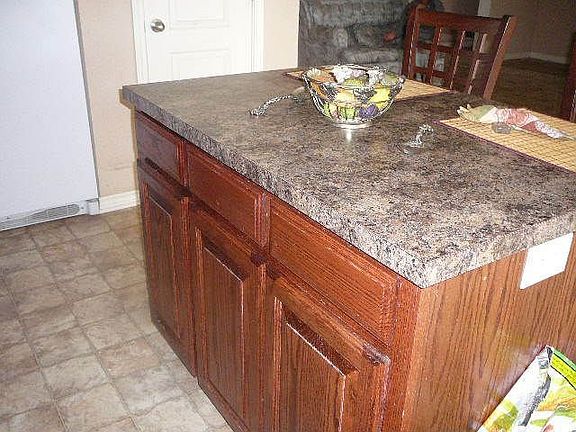 Center Island in large kitchen