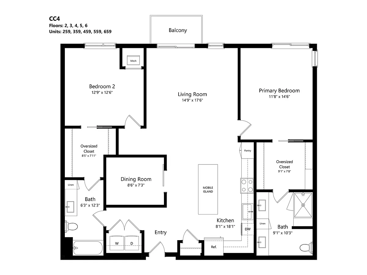 Floor plan CC4