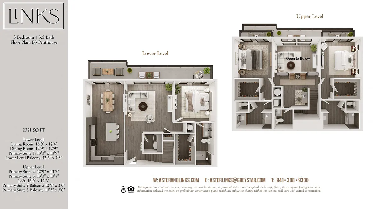 Floor plan Links B3 Penthouse