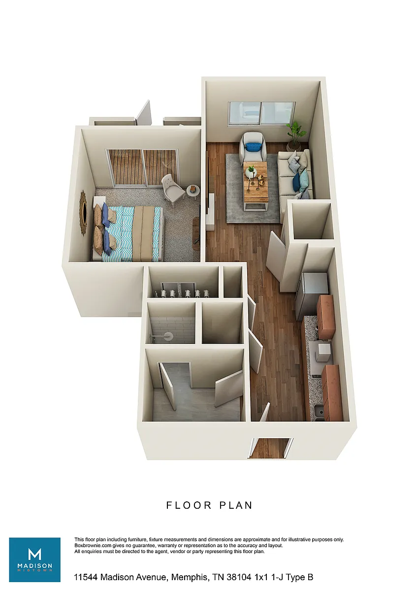 Floor plan 1X1