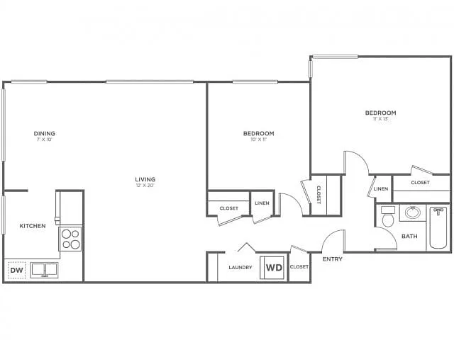 Floor plan Lopez-Restored