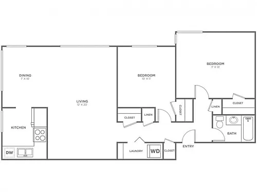 Floor plan Lopez-Restored