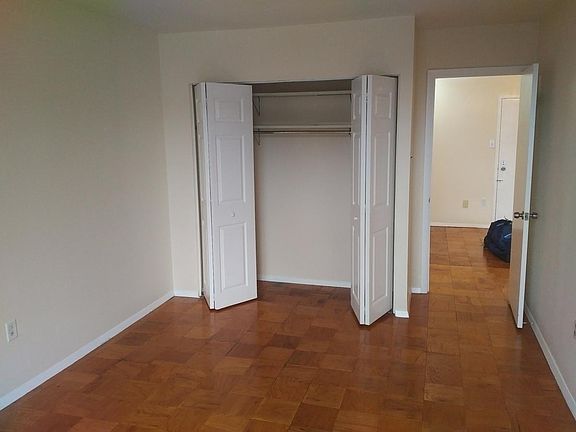 Bedroom with Closet Door