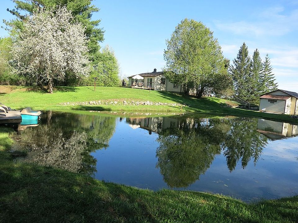 Artesian pond full of fish.