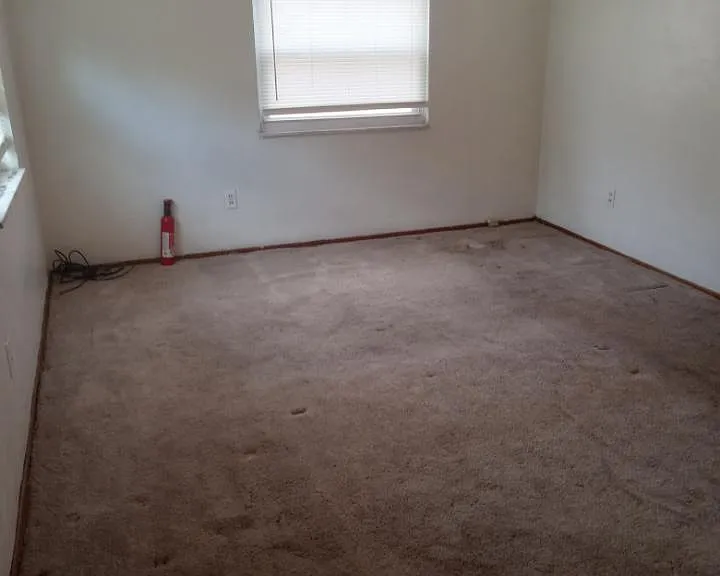 Master bedroom - ( 2nd wide shot) has celing fan, big closet and two windows and nook area big enough for desk or chest of draws or dresser.