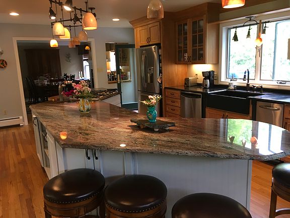Large Granite Center Island