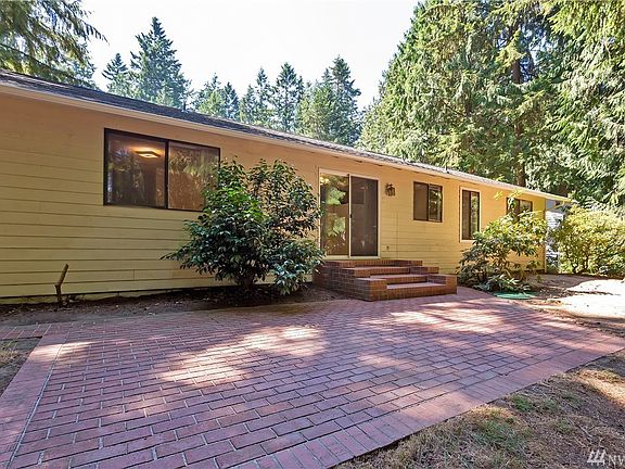 There are two brick patios - one in the backyard and one in the side yard.