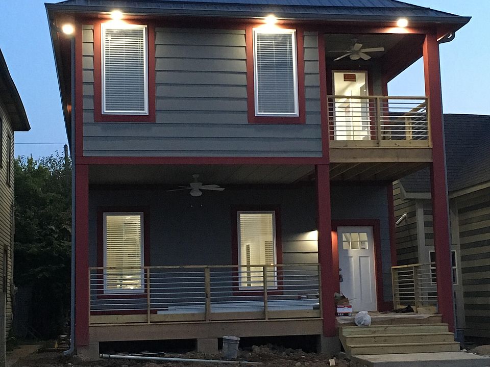 View from the street -- pre-finish