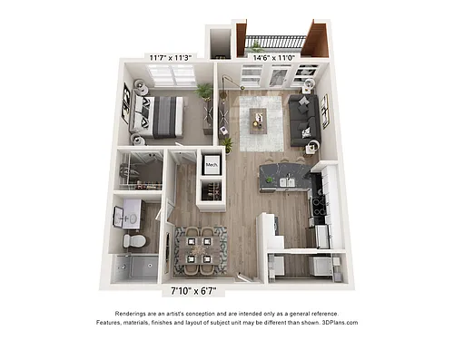 Floor plan Crest