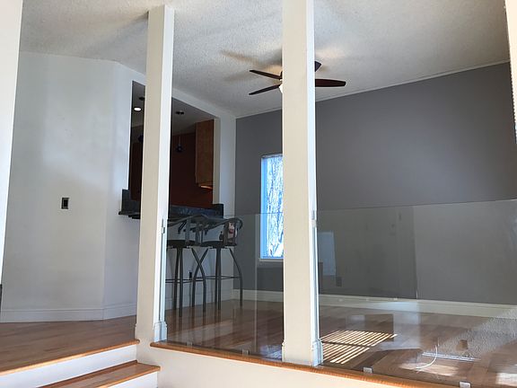 Dining and kitchen from living room