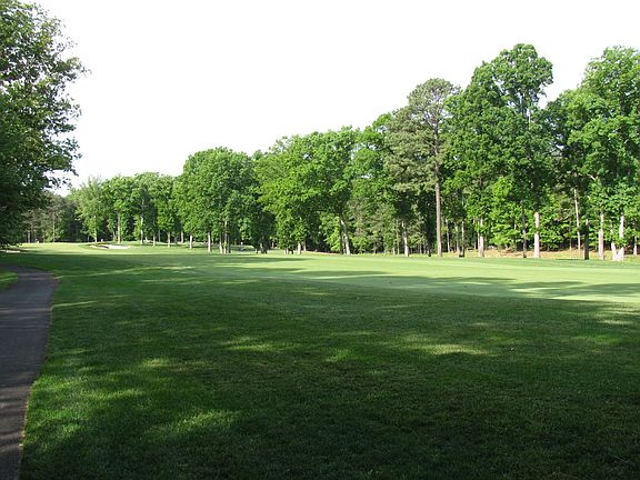 View of 8th fairway from backyard.