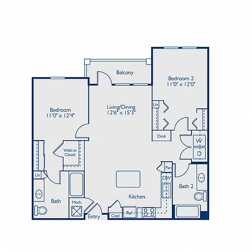 Floor plan B2A