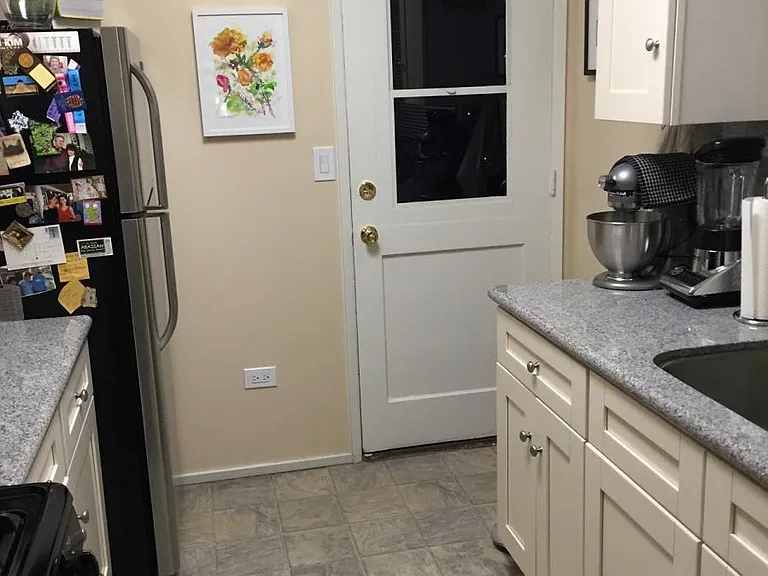 kitchen/back door