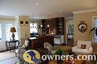 Open French Kitchen + Sitting Area