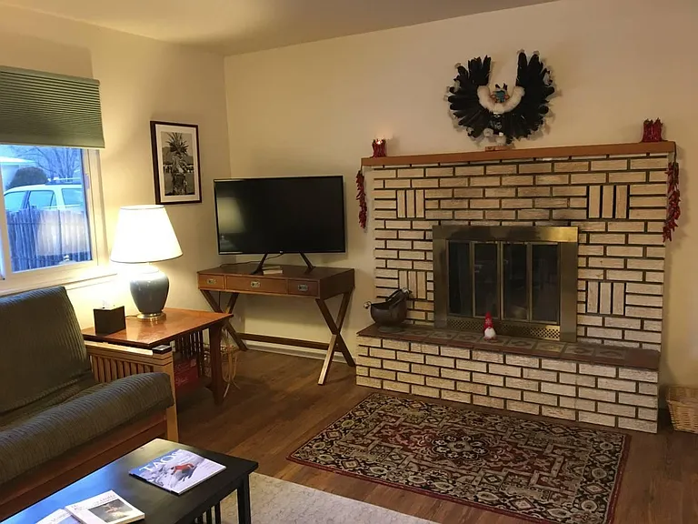 Working fireplace