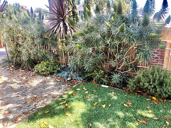 2 parking spots and grass nook