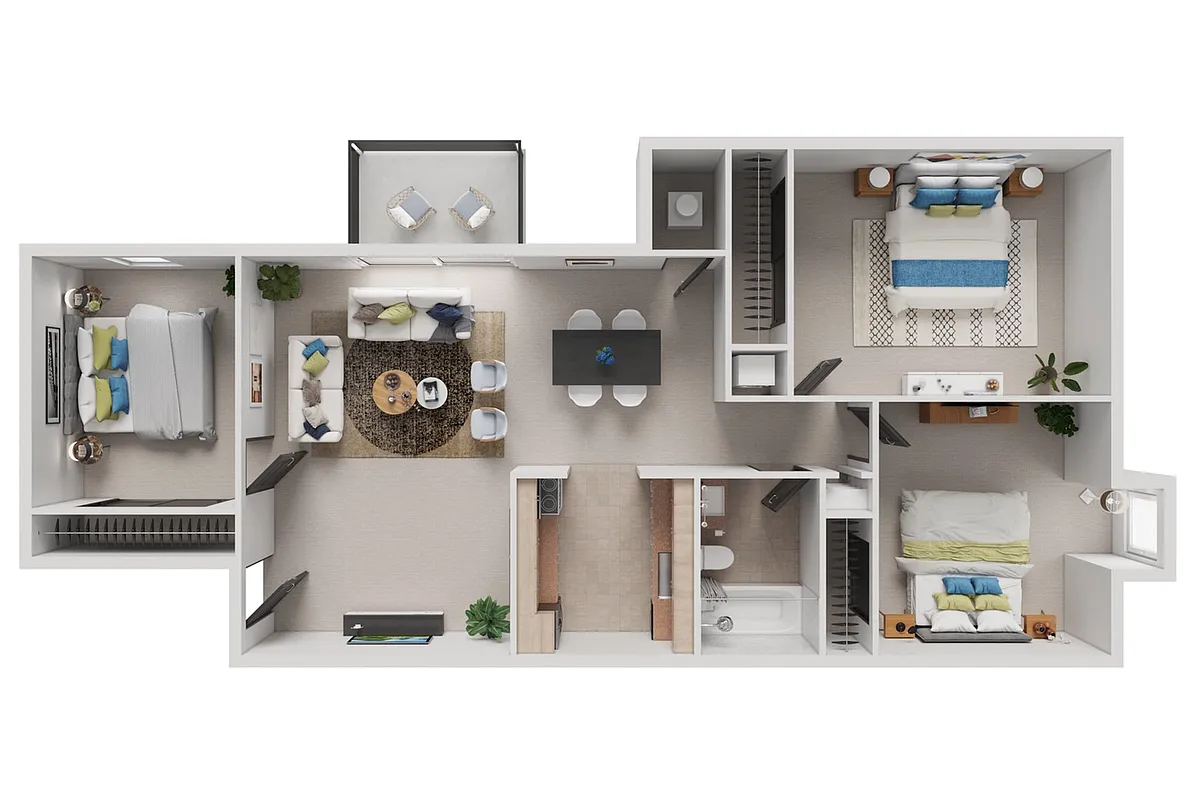 Floor plan 3 Bedroom