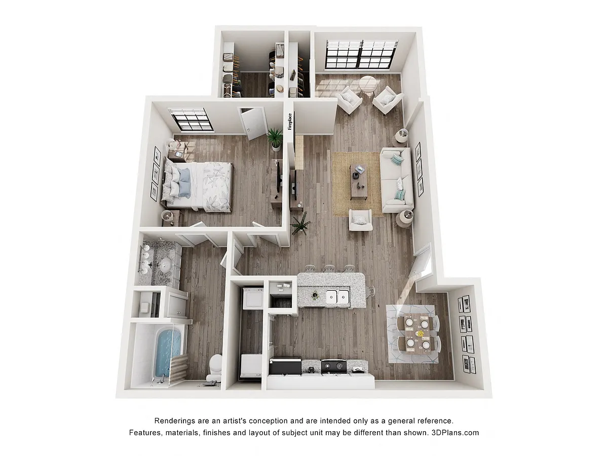 Floor plan Pecan - A2B