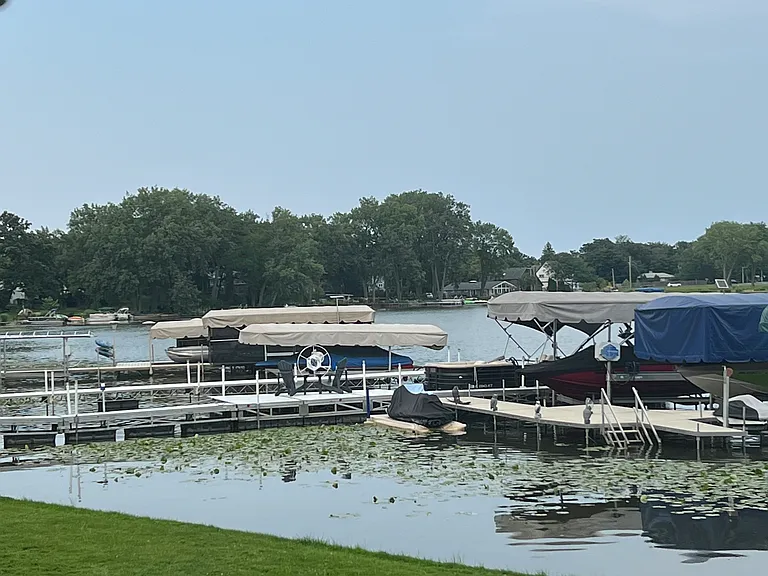 Pictures of Docks available if you'd like to keep a boat or wave runners on a pier all summer (there's a very nominal fee to do so bc the HOA here owns it all).