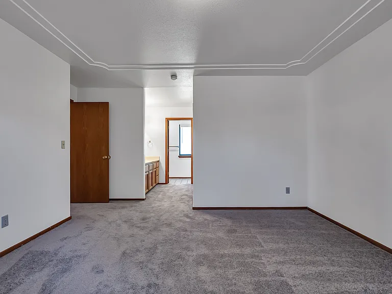 Primary Bedroom, Vanity, Walk-In Closet, Bath has Soaking Tub and a Shower.
