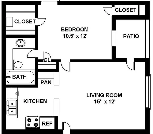Floor plan The Ashton Renovated