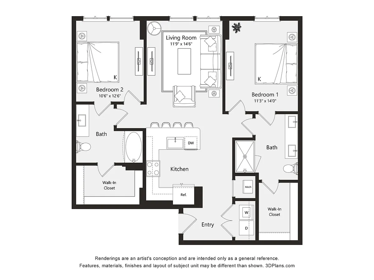 Floor plan B11