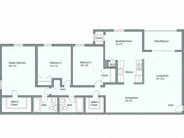 Floor plan Morehouse